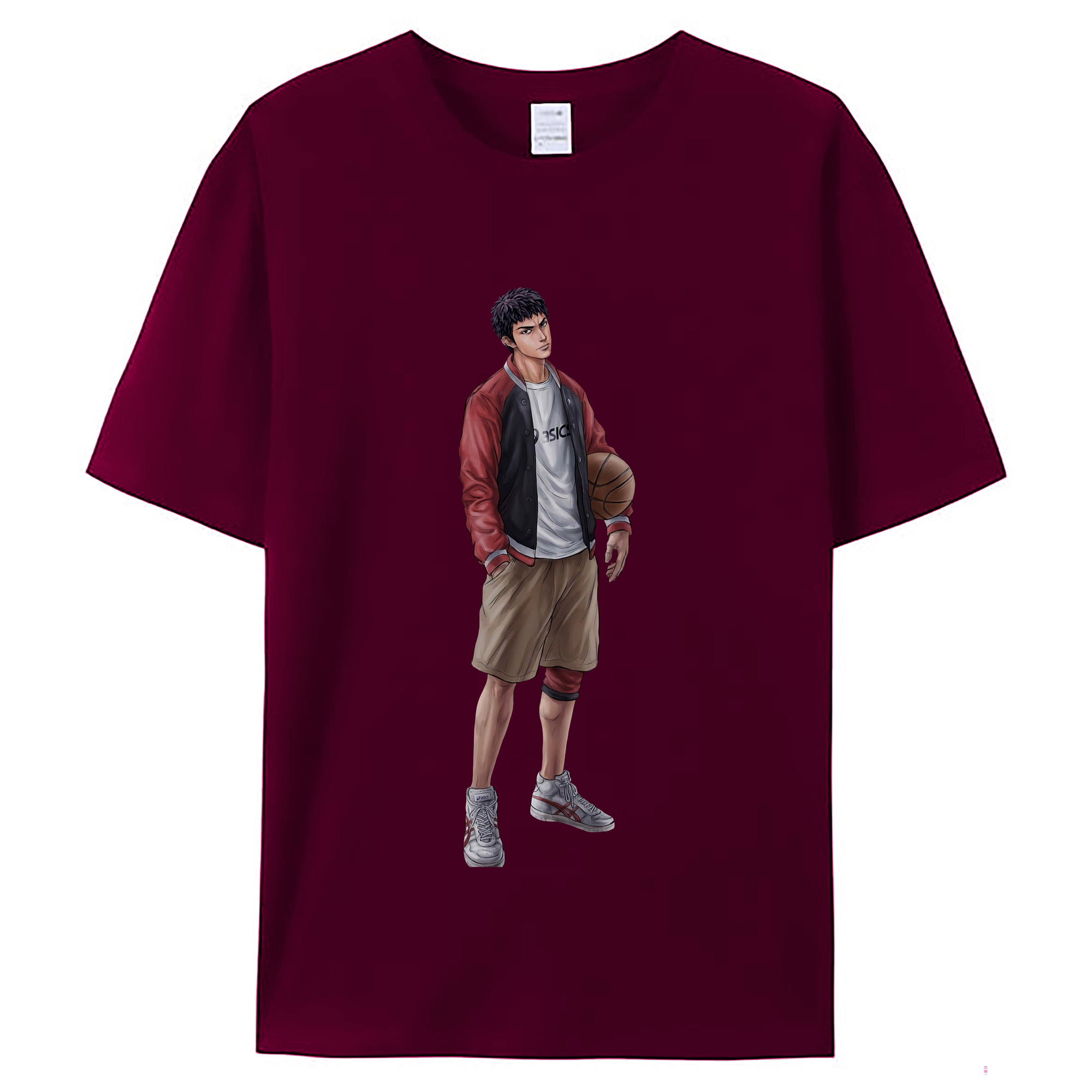（画像用） SLAM DUNK／スラムダンク レディースカジュアルプリントTシャツ（綿100％）